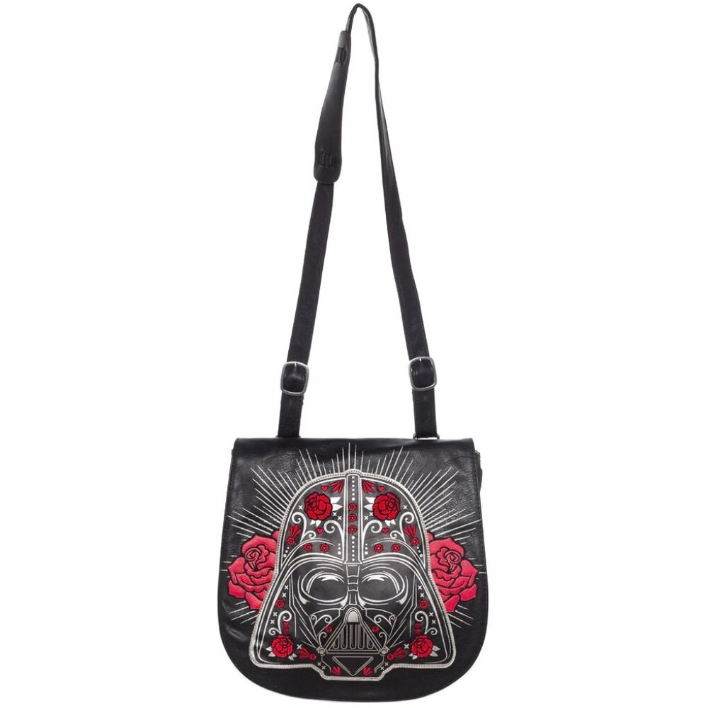 HTF NWOT Loungefly Star Wars Darth Vader Sugar Skull Saddle Bag Punk Rock Style